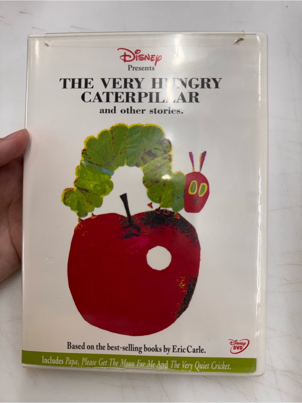The Very Hungry Caterpillar and Other Stories (DVD, 1993) Disney Tested